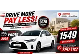 TOYOTA YARIS||MODEL - 2026||CALL US -77471127